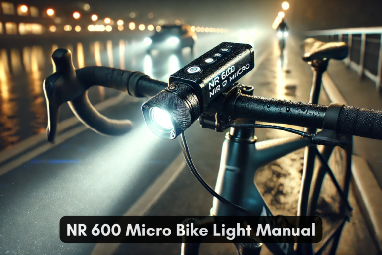 NR 600 Micro Bike Light Manual